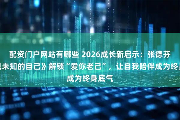 配资门户网站有哪些 2026成长新启示：张德芬《遇见未知的自己》解锁“爱你老己”，让自我陪伴成为终身底气